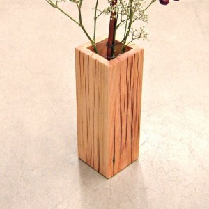 Rustic Reclaimed Wood Vase