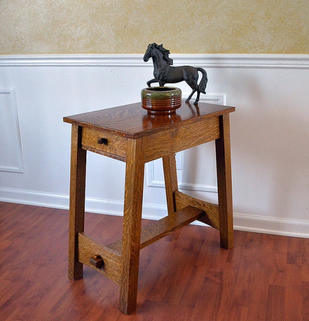Lost Stickley Table Dressed